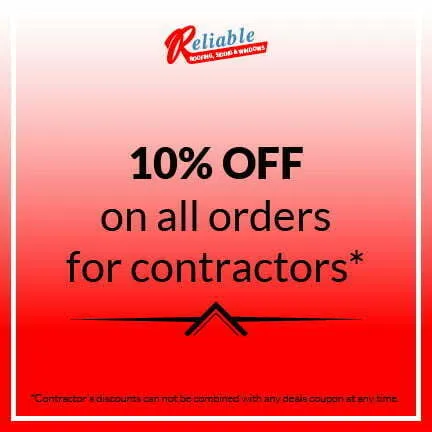 Contractor discount 10 percent