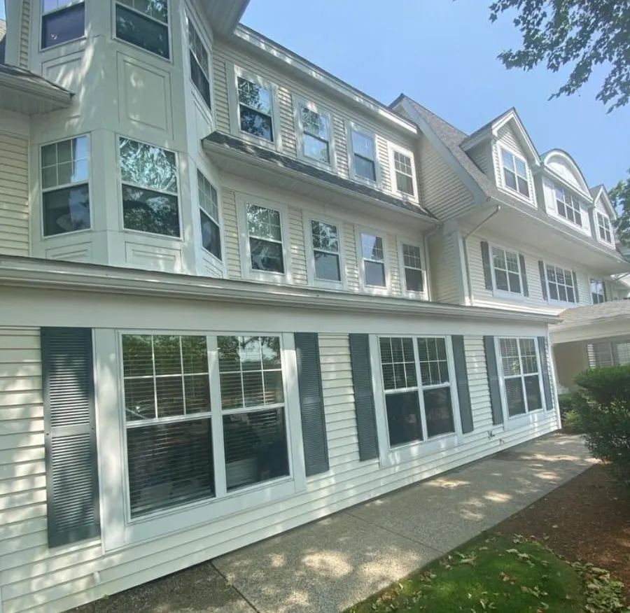 Senior living building exterior upgrades in Dedham, MA